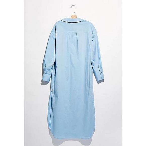 New Free People Eva Plunging Shirt Dress - Picture 4 of 4